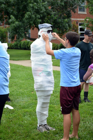 Eric Pujari turning Jake Ribaudo into a Mummy 2013