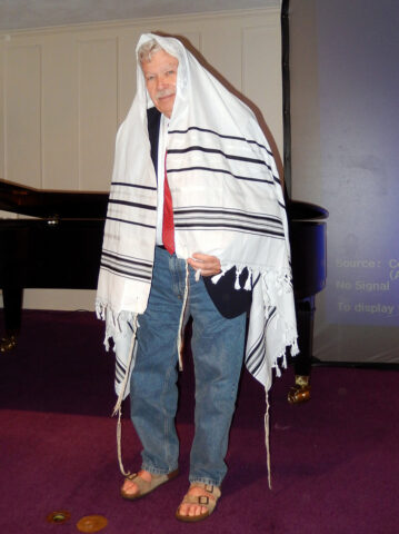Harold Lafferty and Prayer Shawl 2013
