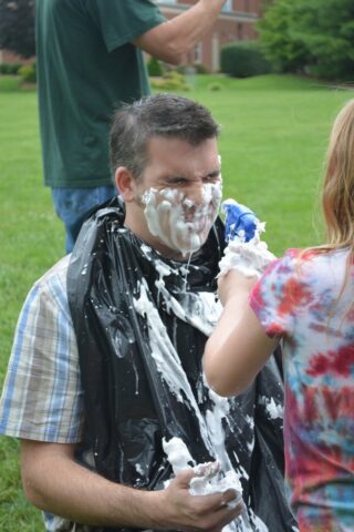 Josh Vest being Squirted – Field Day 2013