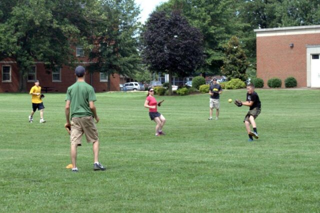Young Lions in Annual Softball Game 2013